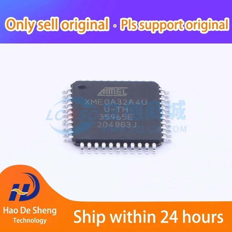 10PCS/LOT   ATXMEGA32A4U-AU  Logo  XMEGA32A4U  TQFP44 New Original In Stock