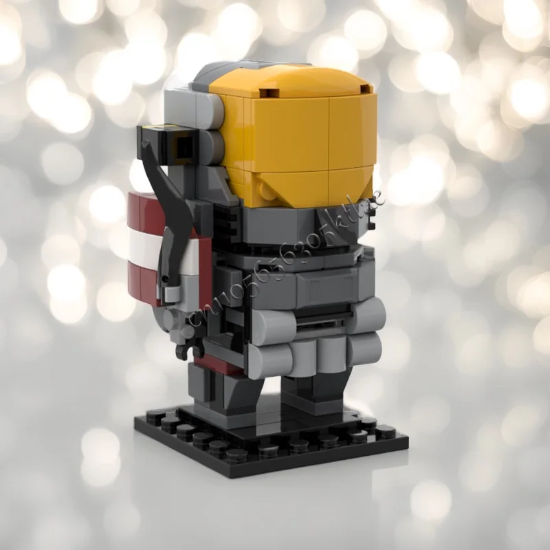 189 Uds MOC personalizar famoso Noble 4 Emile A239 Halos alcance conjuntos con cabeza de ladrillo juguetes de montaje creativos regalos para niños colección exhibición