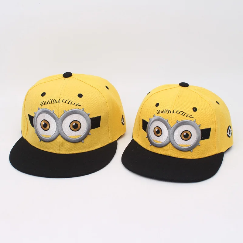 

Minioned Baseball Cap Anime Kids Adult Funny Travel Hip Hop Sun Visors Kawaii Hats Boys Girls Cartoon Embroidered Hat Kids Gift