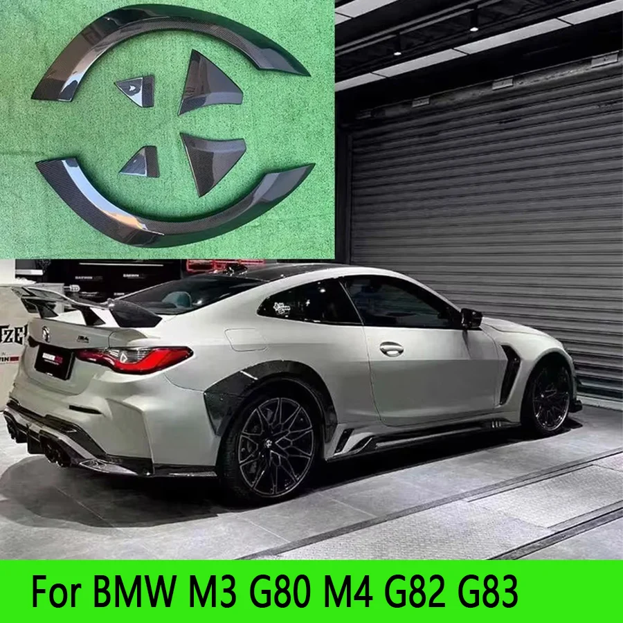 

Для BMW M3 G80 M4 G82 G83 21+ колесо из углеродного волокна, арка для бровей, крылья, накладка, брызговики, защитные полоски для губ, брызговики