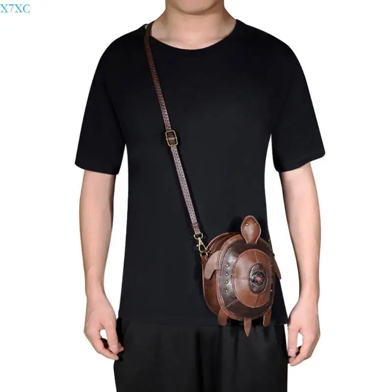 X7XC Unique Gothic Animal Purse Shoulder Bag Retro Medieval PU Leather Crossbody Bags Fashion Phone Purse