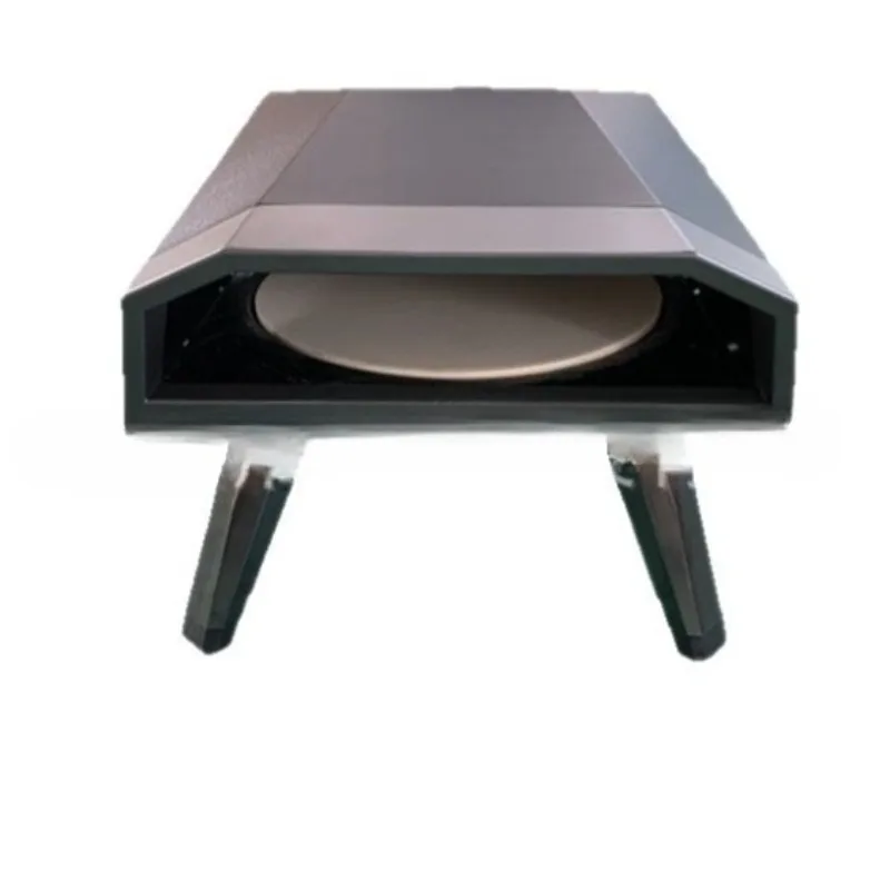 12-Inch outdoor gas pizza rotating oven, automatic rotating  movable barbecue