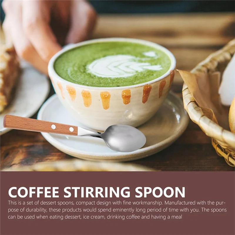 

Деревянная ручка, ложка для западной еды, бытовая ложка для льда, приправа, соляная ложка, кухонная ложка