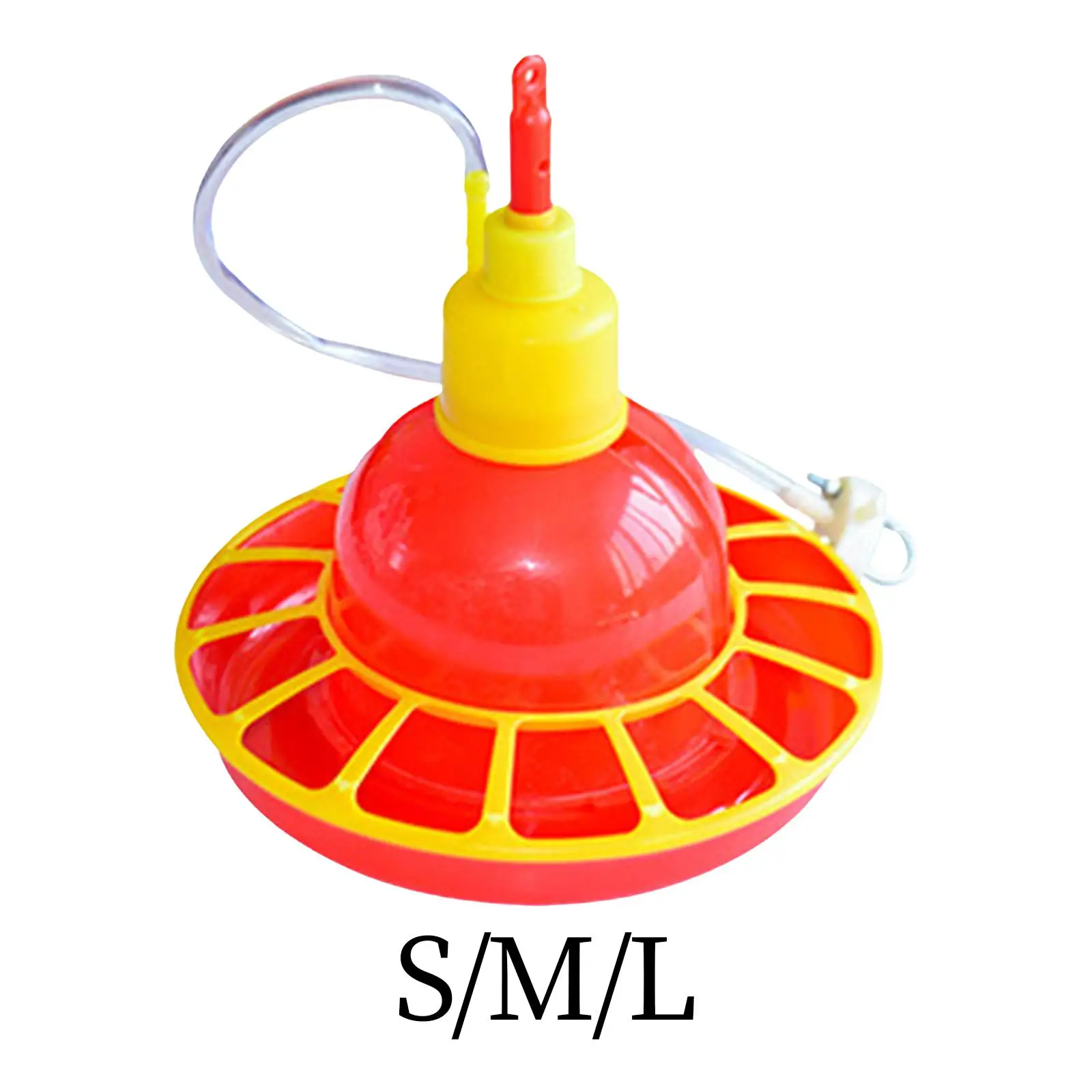 

Automatic Chicken Waterer Poultry Drinker Waterer Water Dispenser Watering Supply Poultry Drinking Bowl for Quail Goose Ducks