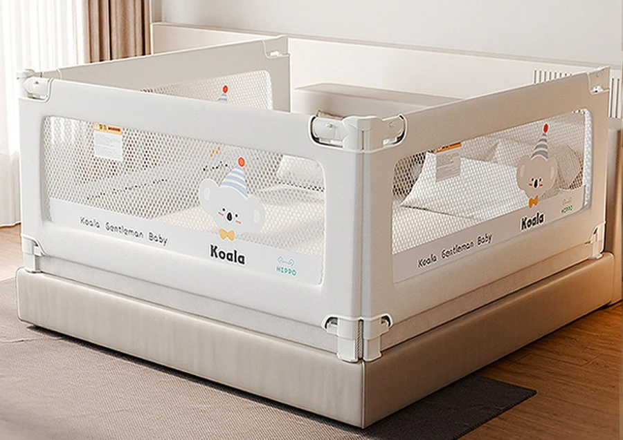 Tommy Mom-barandilla de valla para cama, barandilla anticaída para bebé, valla para bebé, deflector de cabecera, valla de seguridad para cama de elevación