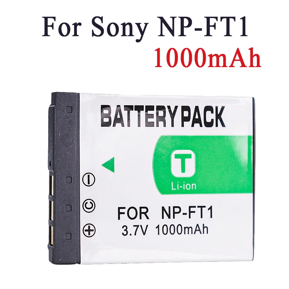 1 шт. NP-FT1 NP FT1 3,7 В 1000 мАч Сменный литий-ионный аккумулятор для Sony Cyber-shot DSC-L1 M1 M2 T10 T11 T3 FP1 FP2 FP3 FT10