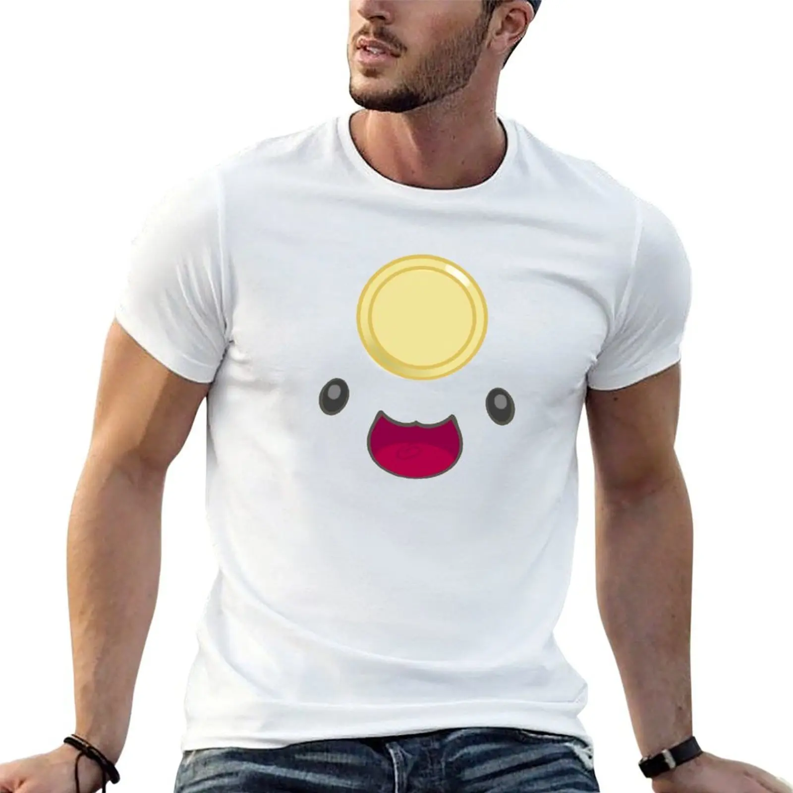 

Slime Rancher Lucky Slime Face T-Shirt man t shirt luxury man t shirts for men T-Shirt