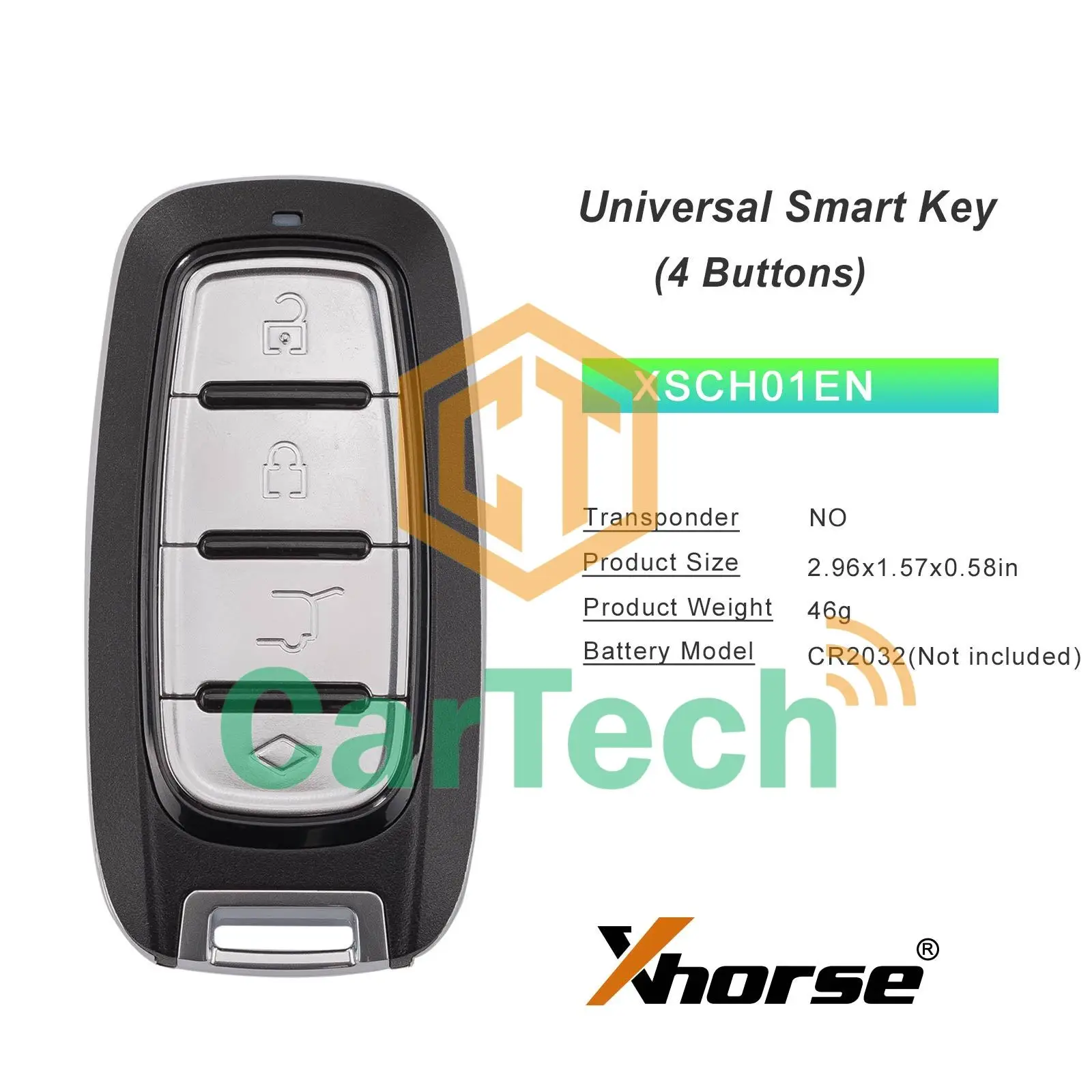 Xhorse XSCH01EN XM38 Smart Key 4 Buttons 8A 4D 46 47 48 49 4A MQB48 MQB49 Universal Remote Key image 3