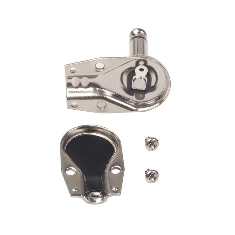 【TRAVEL ESSENTIAL】40Pcs 90Degree Right Angle 6.35 Mm Mono 2 Pole Jack Plug 6.35Mm Guitar Phono Pancake 1/4 Inch Connector,Silver