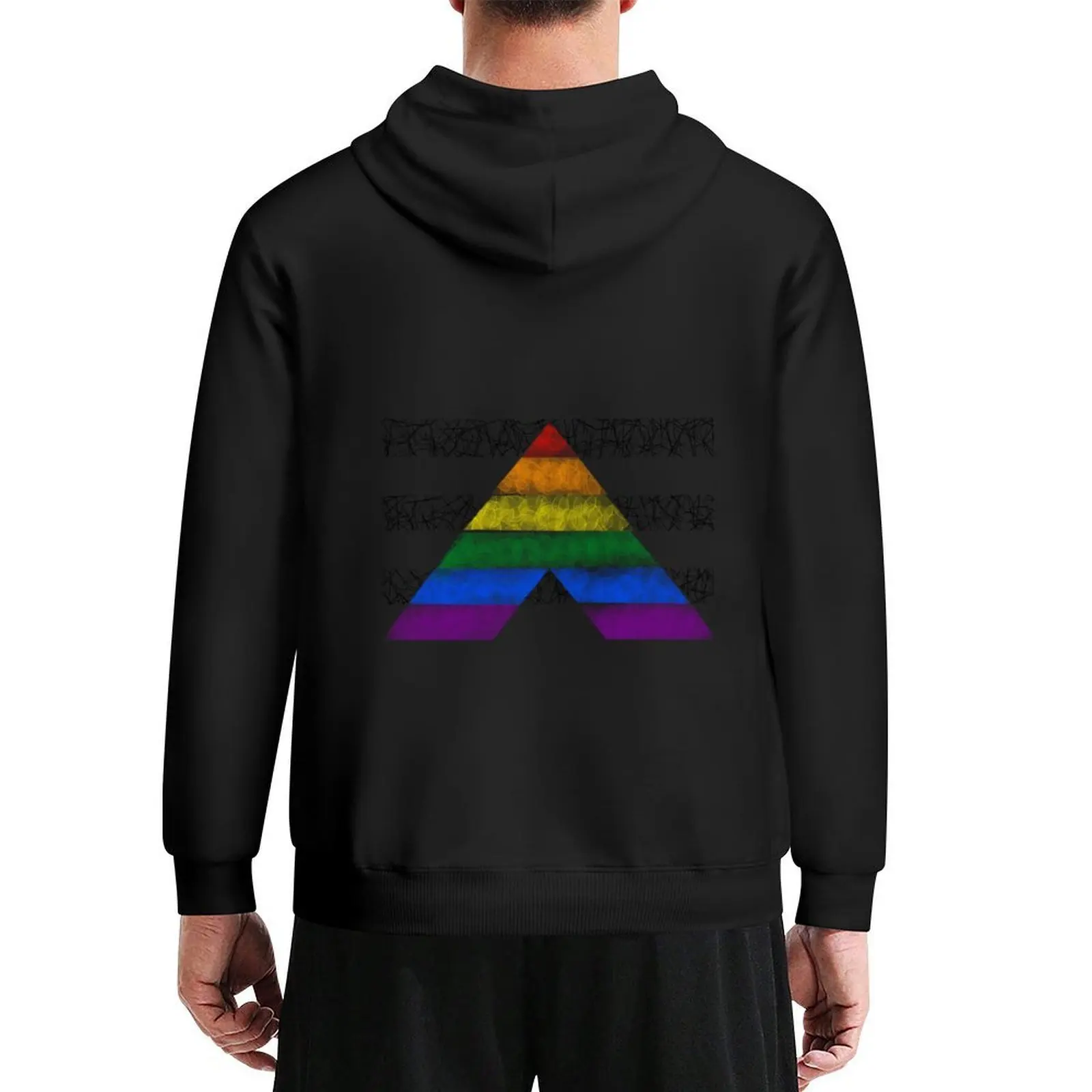 

Straight Ally Flag Hoodie aesthetic clothing fashion men men's clothes autumn jacket men hoodie oversize