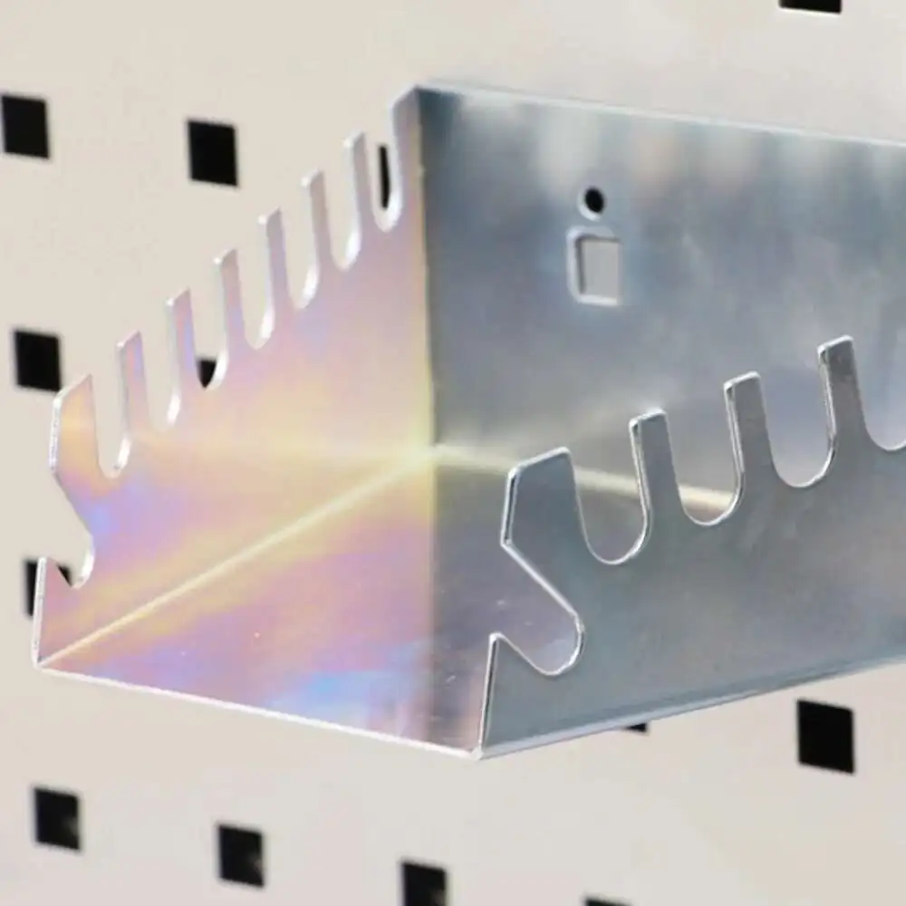 1pcs Chrome Iron Metal Display Hook Square Wrench Hanging Bracket Peg Hole Board Display Tool Oraganizer Rack