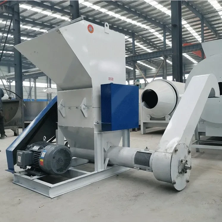 High production capacity crusher plastic automatic waste plastic film crusher for pp pe multifunctional plastic crusher