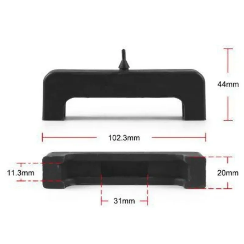 Decorative split cover for square radiator mounting tube