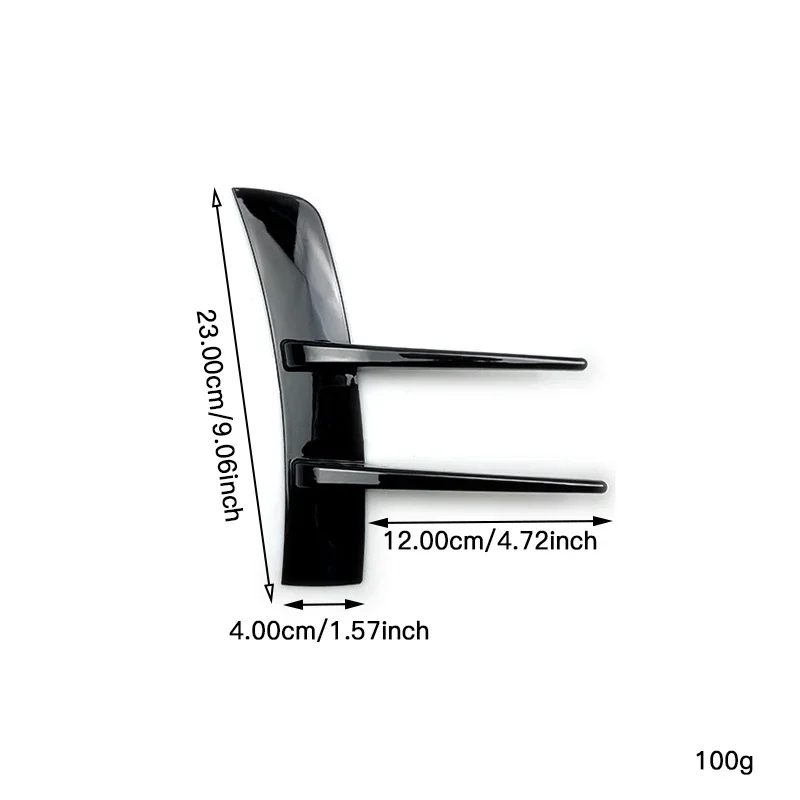 2szt Samochodowy przedni tylny zderzak Boczny otwór wentylacyjny Splitter Spoiler Canard Boczne wykończenie otworu wentylacyjnego Spoiler Canards