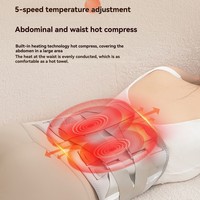 ABKR-Cordless Heating Pad With Massager For Back Pain Relief Cramps With 3 Heat&Timer 3 Vibration Back Lumbar Support Belt