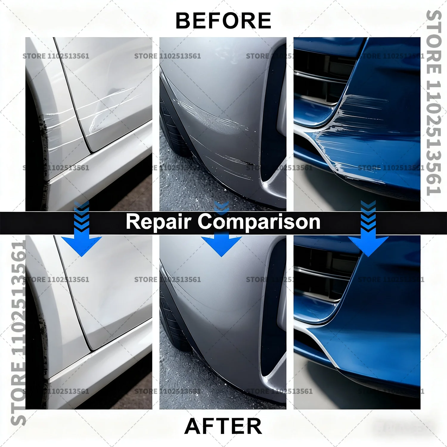 قلم إصلاح طلاء السيارات اللمس حتى مزيل الخدوش لتقوم بها بنفسك اكسسوارات السيارات الأبيض QYA الأزرق RPR أسود GNE البني الأحمر NNP لرينو كادجار