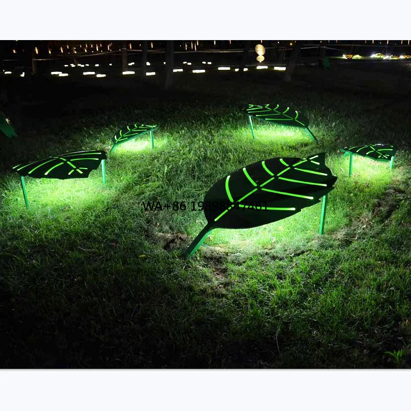 

Led Landscape Street Garden Leaf Light Lamp Lighting Outdoor Waterproof Luminous IP65
