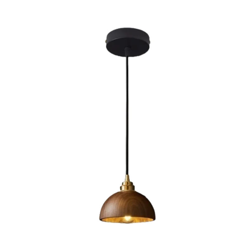 

IWHD Wabi-Sabi Wood LED Pendant Lamp Bedside Living Dining Room Bar Cafe Loft Kitchen Minimalism Hanging Lights Decoration