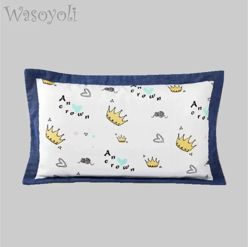 Baby Pillow Cassia Seed Buckwheat Husk Sleep Nursing Support 0 To 6 Years Cartoon Infant Pillow Kids Printed Shaping Cushion