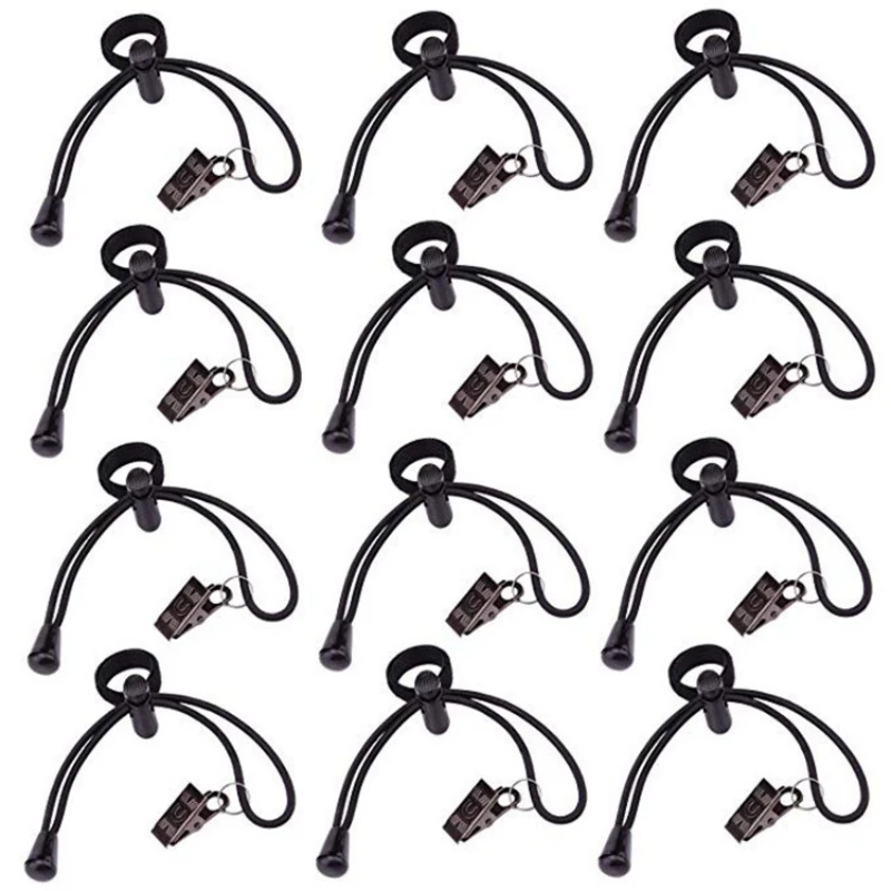 6Pcs/12Pcs zdjęcia tła klipy boczne zaciski do zestaw do studia fotograficznego
