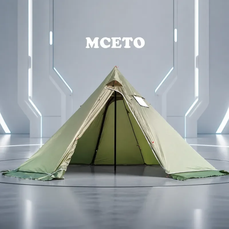 for MCETO Mituo Tingxue 400PRO Winter Snow Skirt Wild Camping Chimney Firewood Stove Great Pyramid Hot Tent