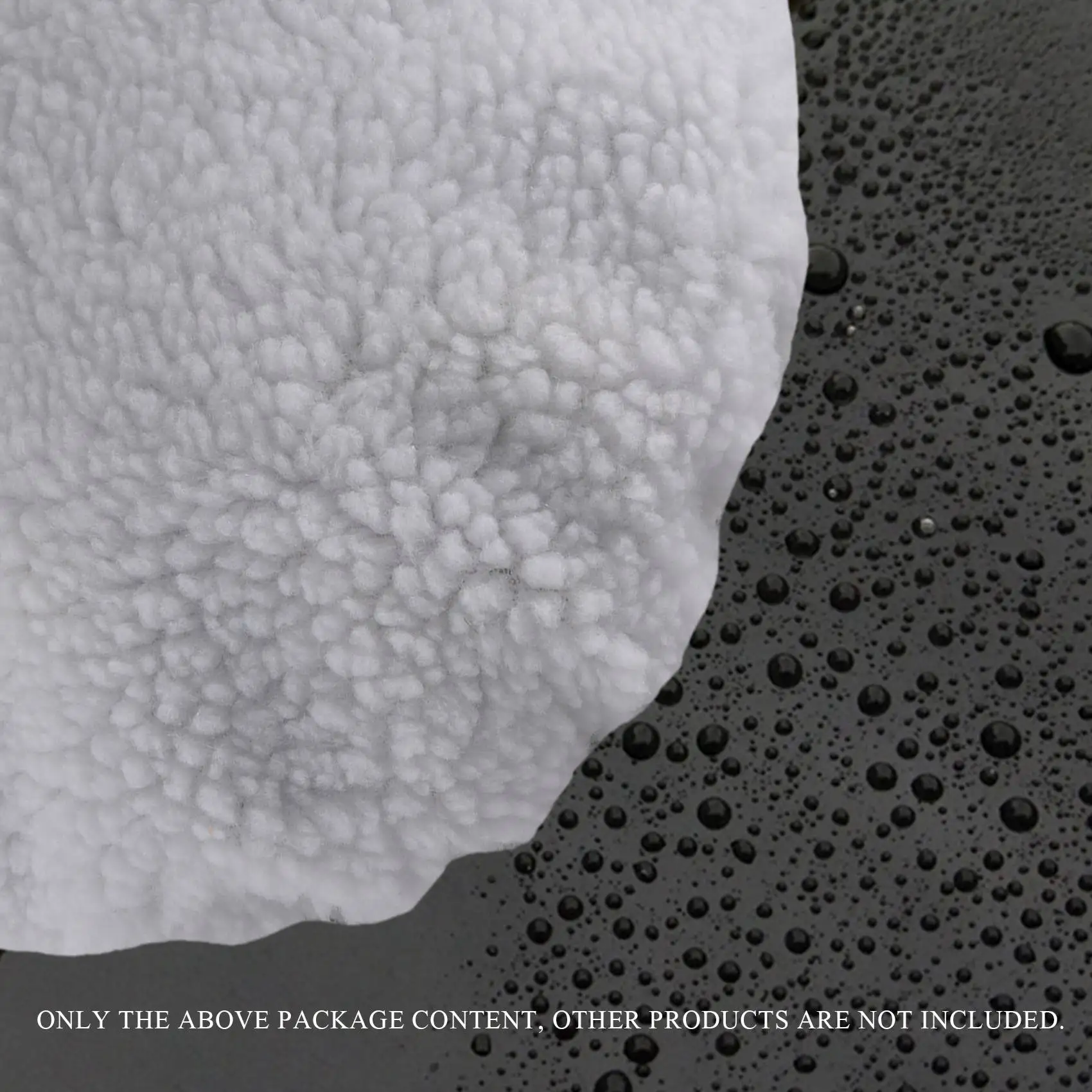 車のボンネット研磨パッド、研磨バッファー、研磨機、4パック、10インチ