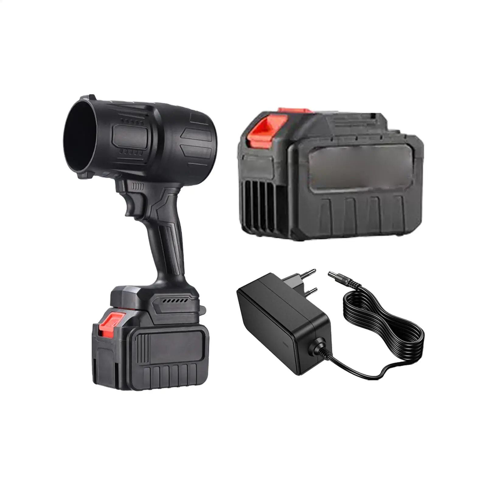 Leaf Blower Handheld 6000mAh Air Duster Rechargeable For Car 19000RPM Cordless Dust Cleaner Fan For Car Interior Outdoor