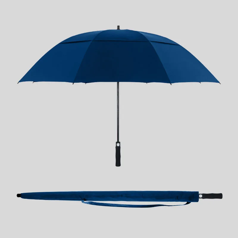 Imagem -04 - Parasol de Pesca Grande Punho Longo Guarda-chuva Masculino à Prova de Vento Guarda-chuva de Golfe Reforçado uv Grande Proteção Solar