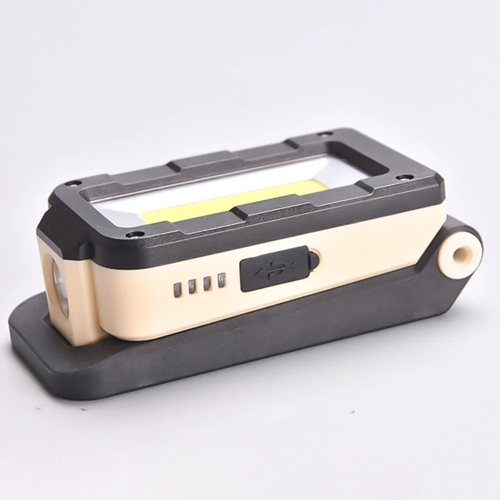 

Mini LED Flashlight Black Multifunctional Super Bright Torch Magnetic Light USB Charging for Indoor Outdoor Camping Hiking