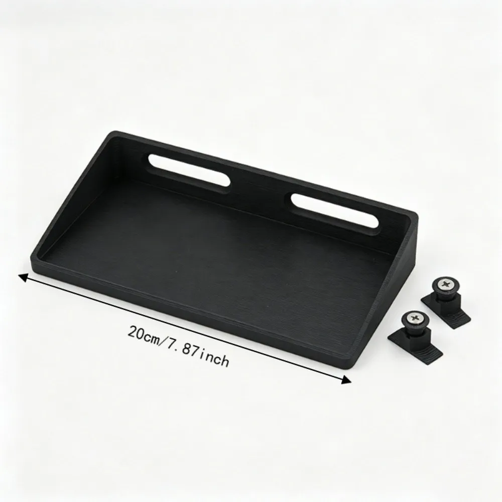 No Drill Acoustic Panel Shelf Damage-Free Repositionable Floating Shelf Metal Screw Floating No Drill Shelf Wall Decor