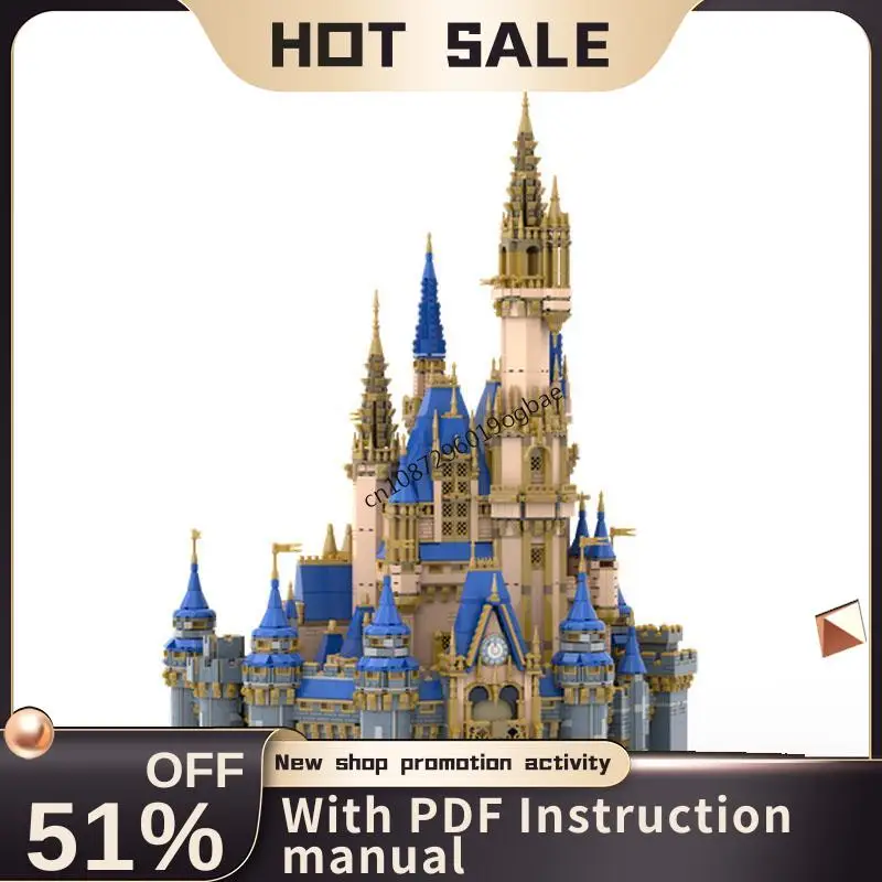 

Новинка, 8700 шт., знаменитая принцесса, мультяшный фильм, Moc, модель замка, строительные блоки, креативные идеи «сделай сам», детские игрушки, подарки на день рождения, Рождество