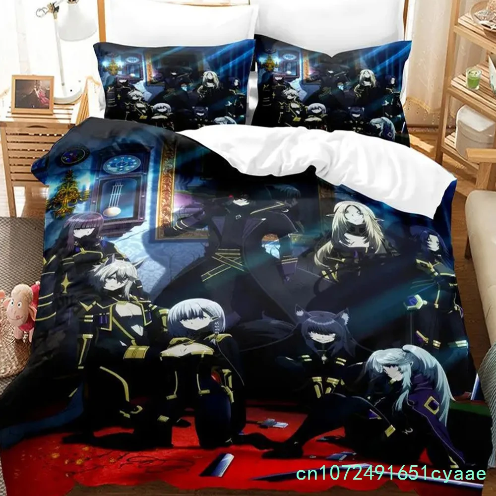 Anime Eminence In Shadow Bedding Set Boys Girls Twin Queen Size Duvet Cover Pillowcase Bed Kids Adult Fashion Home Textileextile