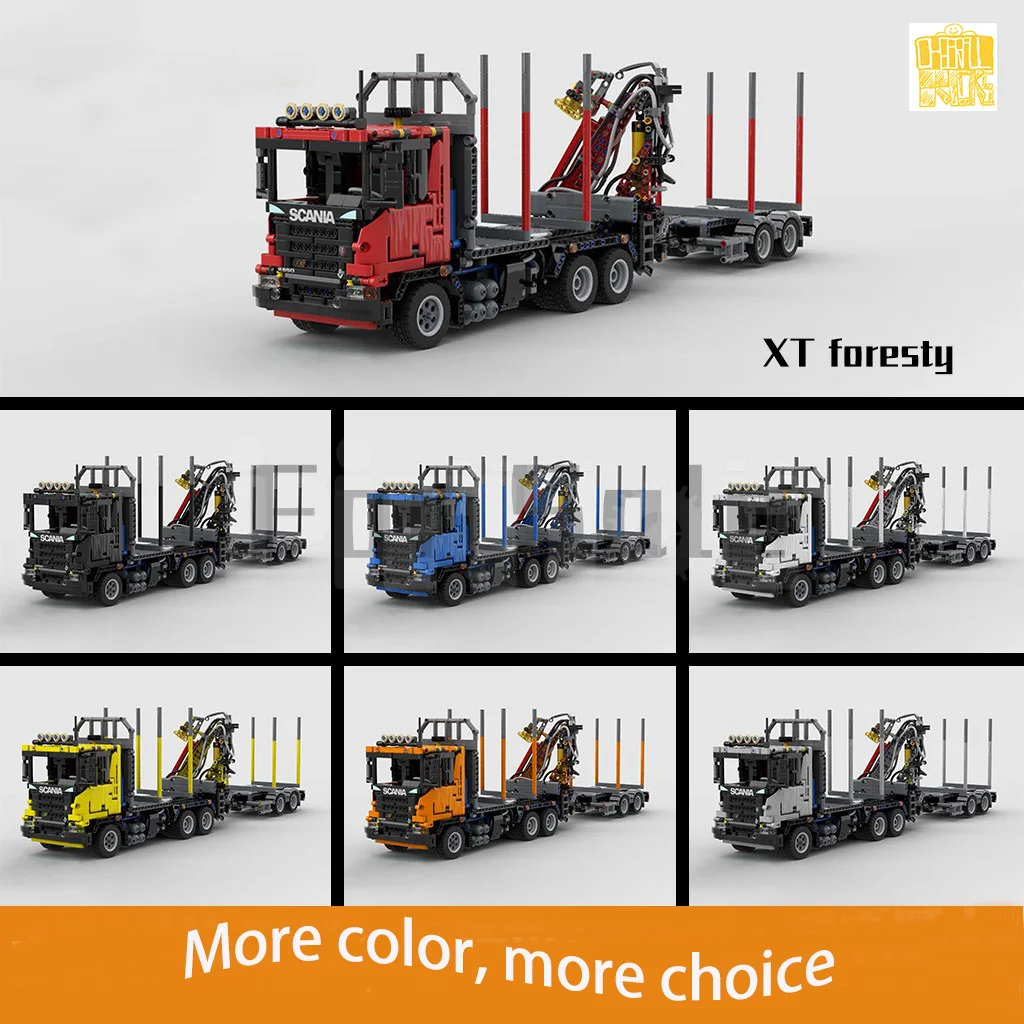 Moc 65379 XT Series Engineering Vehicle Model With PDF Drawings Building Blocks Bricks Birthday Christmas Gifts