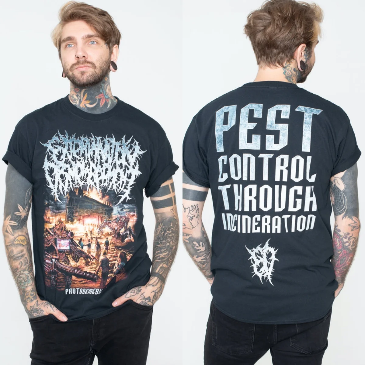 Rare Extermination Dismemberment Graphic Cotton T-shirt Unisex Summer Short Sleeve Fashion Brand Tee Luxury Casual Vintage Tees