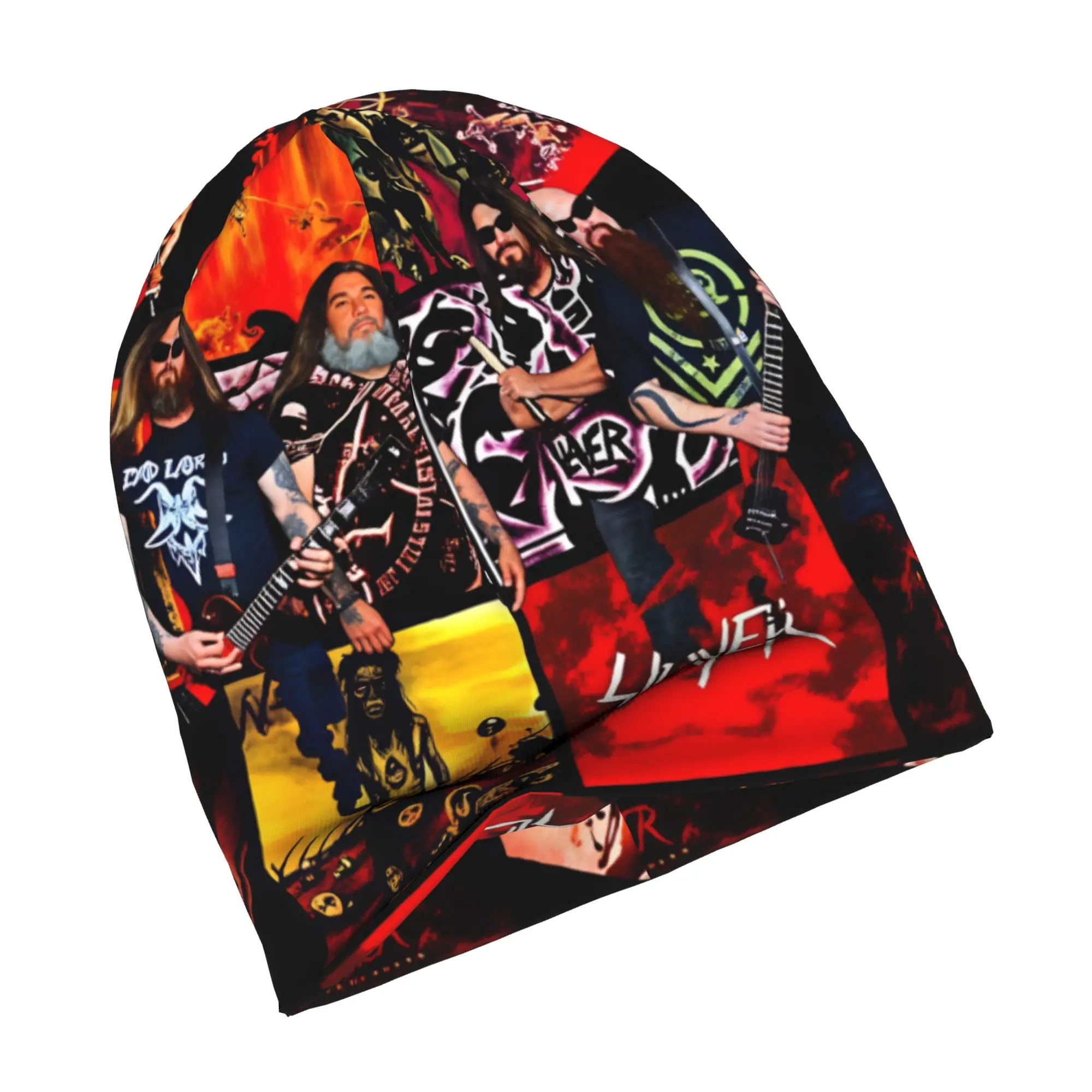 S-Slayers Heavy Metal Rock Beanie Cap Unisex Winter Warm Bonnet Femme Knitting Hats Cool Outdoor  Skullies Beanies Hats For