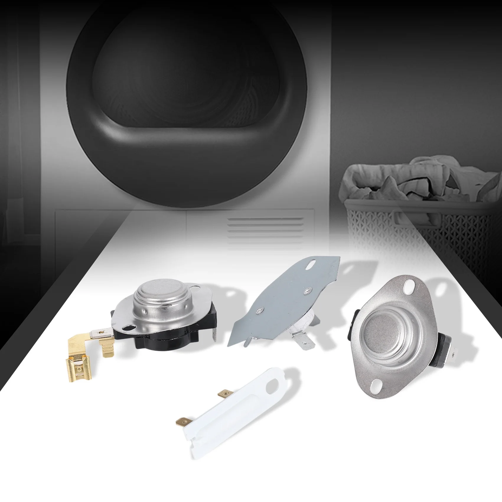 A74G-Dryer 교체 키트 3387134 상한 온도조절기 3392519 건조기, 열 퓨즈 3977393, 열 차단 스위치 3977767