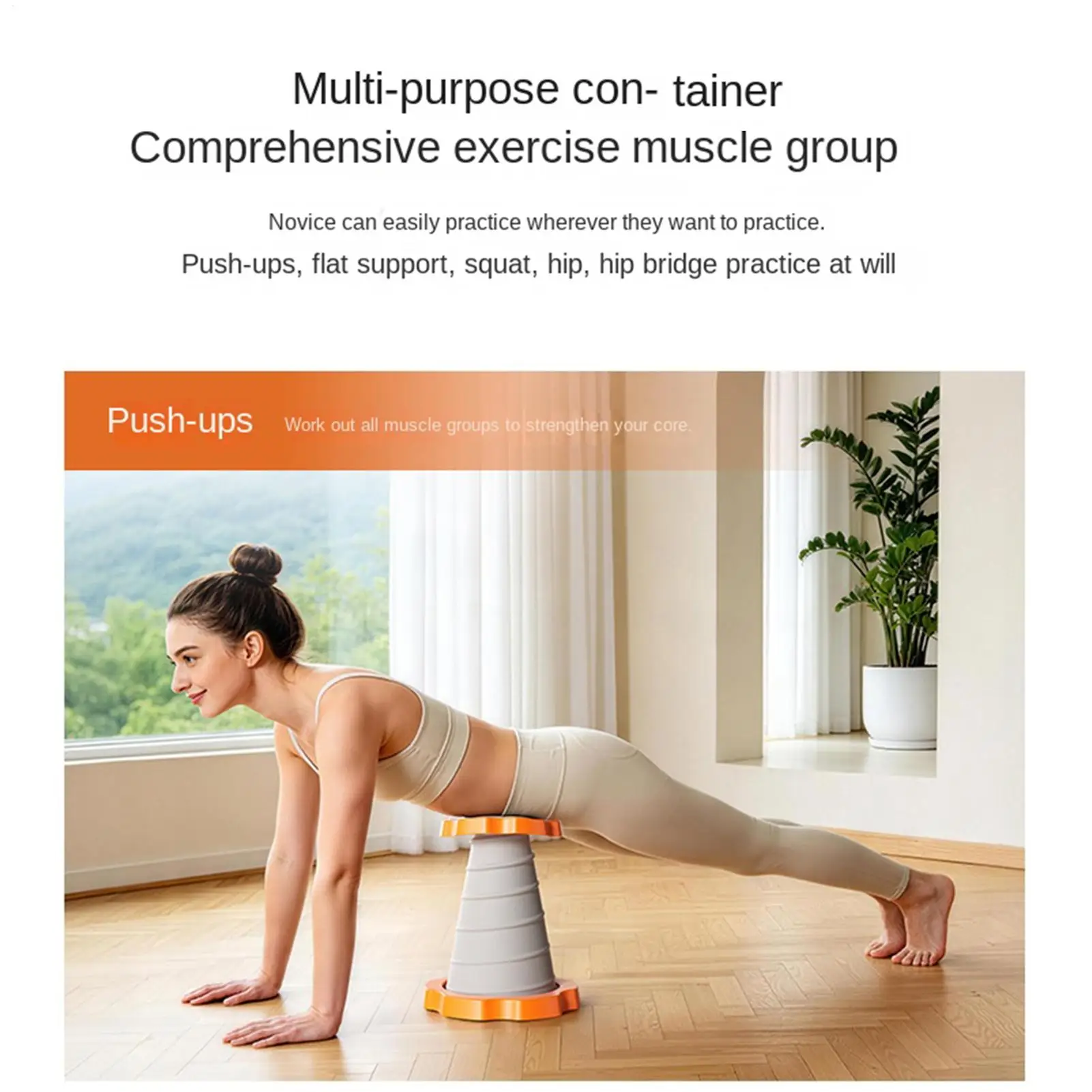 Push Up Stand Strong Spring Core Waist Support Push Up Exercise Equipment For Beginners Home Workout Exercise Abdominal Strength