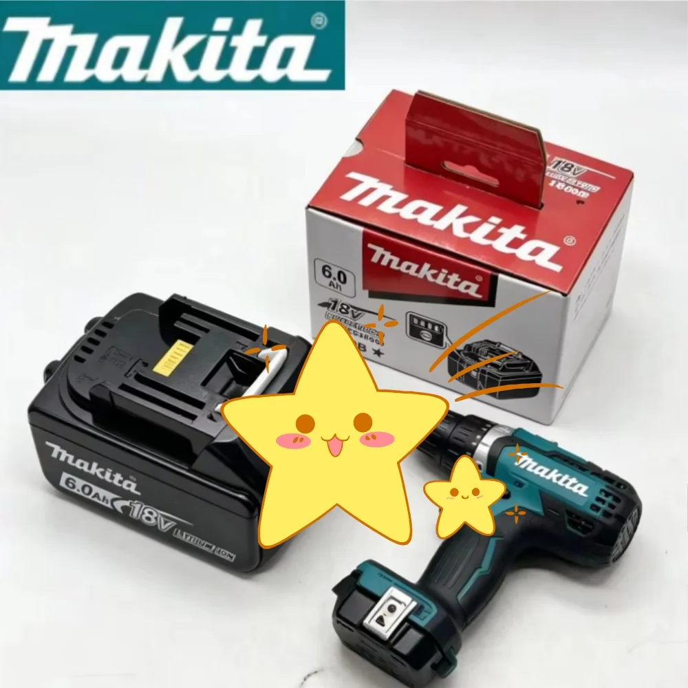 Makita BL1860 18V 6AH Li-ion Battery Genuine Replacement for LXT Tools with BMS TPCELL Compatible with BL1850 BL1840 Screwdriver