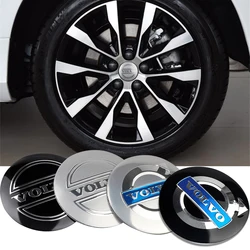 4Pcs 56/60mm Car Wheel Center Hub Cap Sticker Accessories For Volvo XC60 XC90 V40 V50 V60 T6 AWD Xc70 S60 S80 S90 V70 V90 XC40