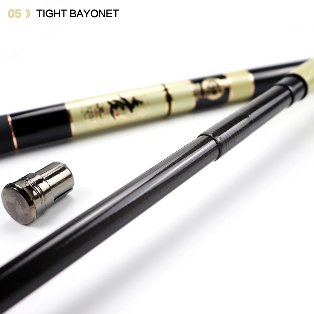 28 Tonality Carbonfaser-Kompakt-Angelrute für Bachfischen, tragbare Taiwan-Angelrute für Karpfen und Wels, leicht verstaubare Angelausrüstung – Detail 9