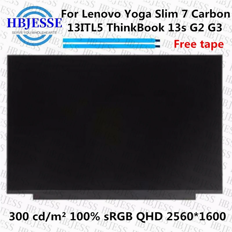 

Original 13.3" Yoga Slim 7 Carbon 13ITL5 N133GCA-GQ1 B133QAN02.0 MND307DA1 For ThinkBook 13s G2 G3 ITL ARE ACN Laptop Screen