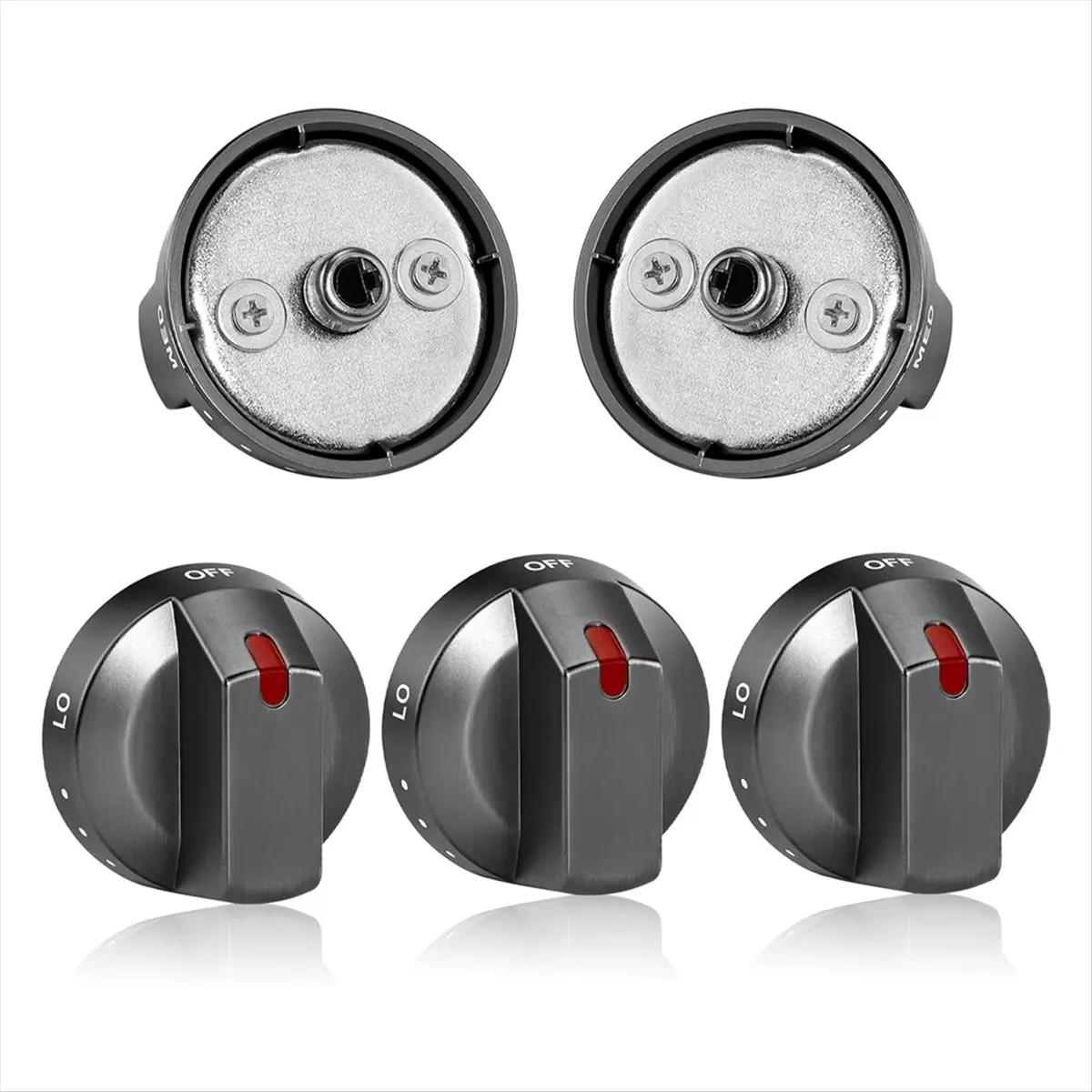 2026 Trend 5Packs DG64-00473B Stove Gas Range Knobs for Oven Knobs Replacements