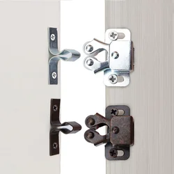 1Pcs Double Ball Roller Catches Cupboard Cabinet Door Latch Locks Hardware Tool Copper Double Roller Catch(Without Screws)