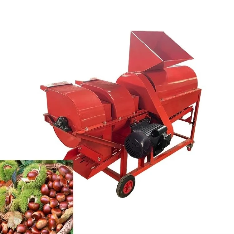 آلة قصف الكستناء آلة تقشير قشر الكستناء النخيل آلة فتاحة تقشير الكستناء #2