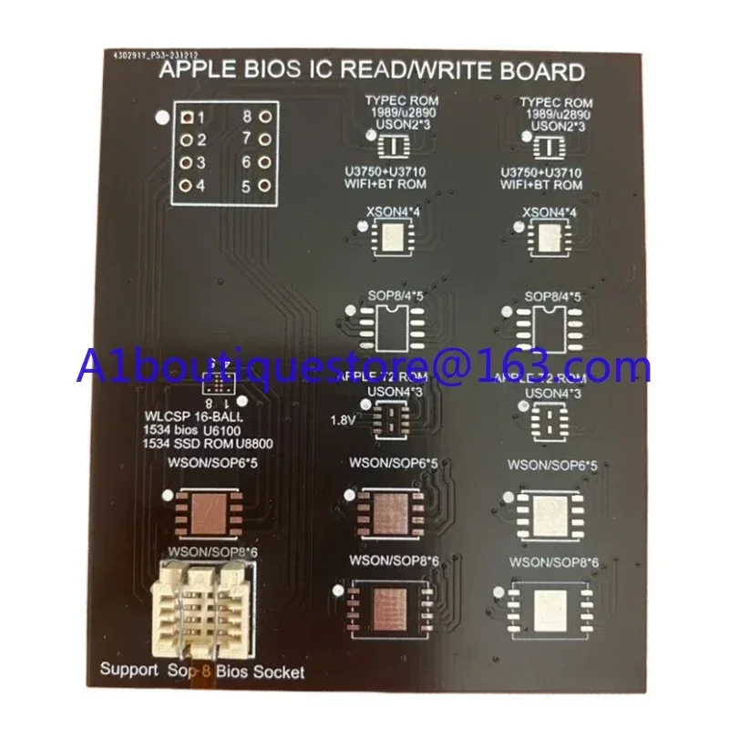 Suitable for Apple Bios read-write recorder adapter board T2 Rom serial number modification