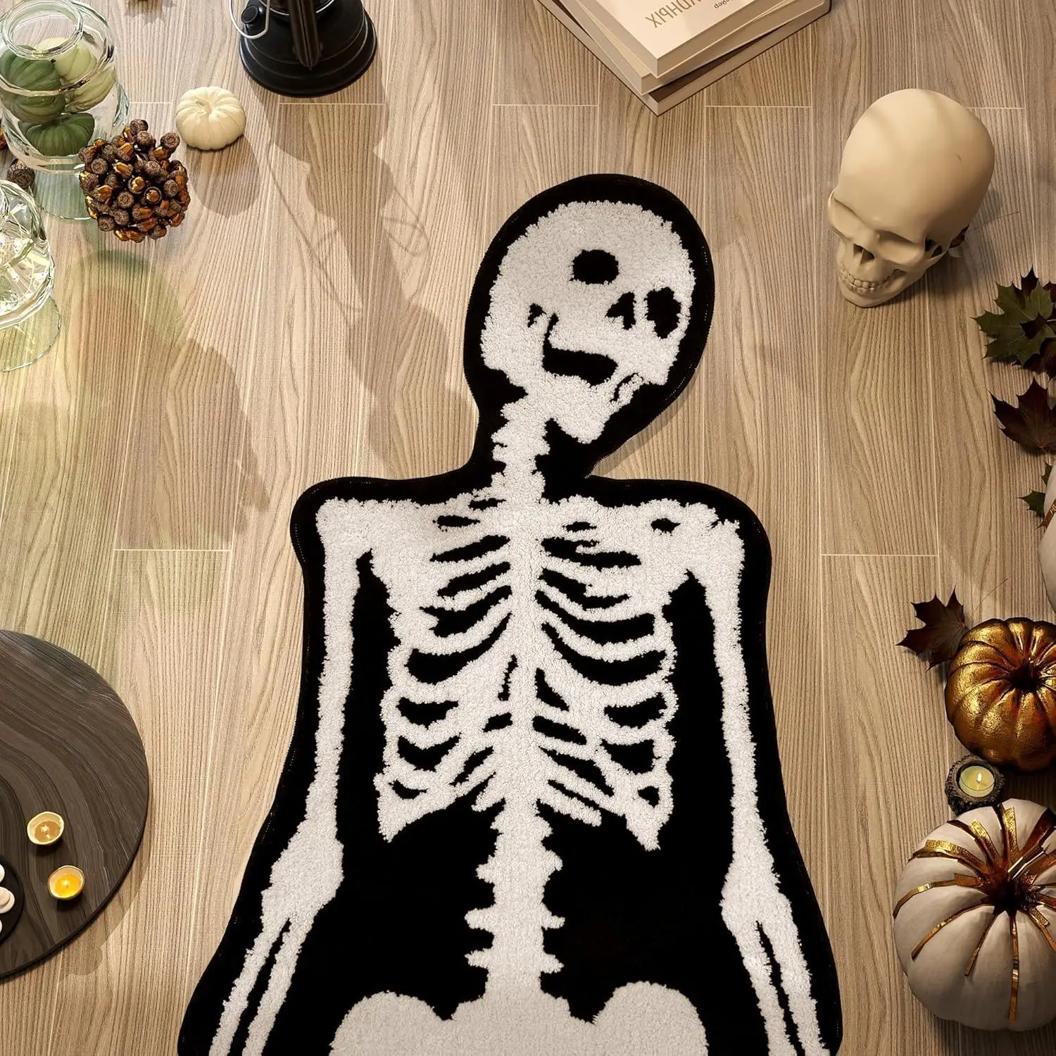 

Halloween Home Decorations Floor Mat Cute Ghost Pumpkin Rugs for Bedroom Floor mats Imitation Cashmere Decorative Door Mat