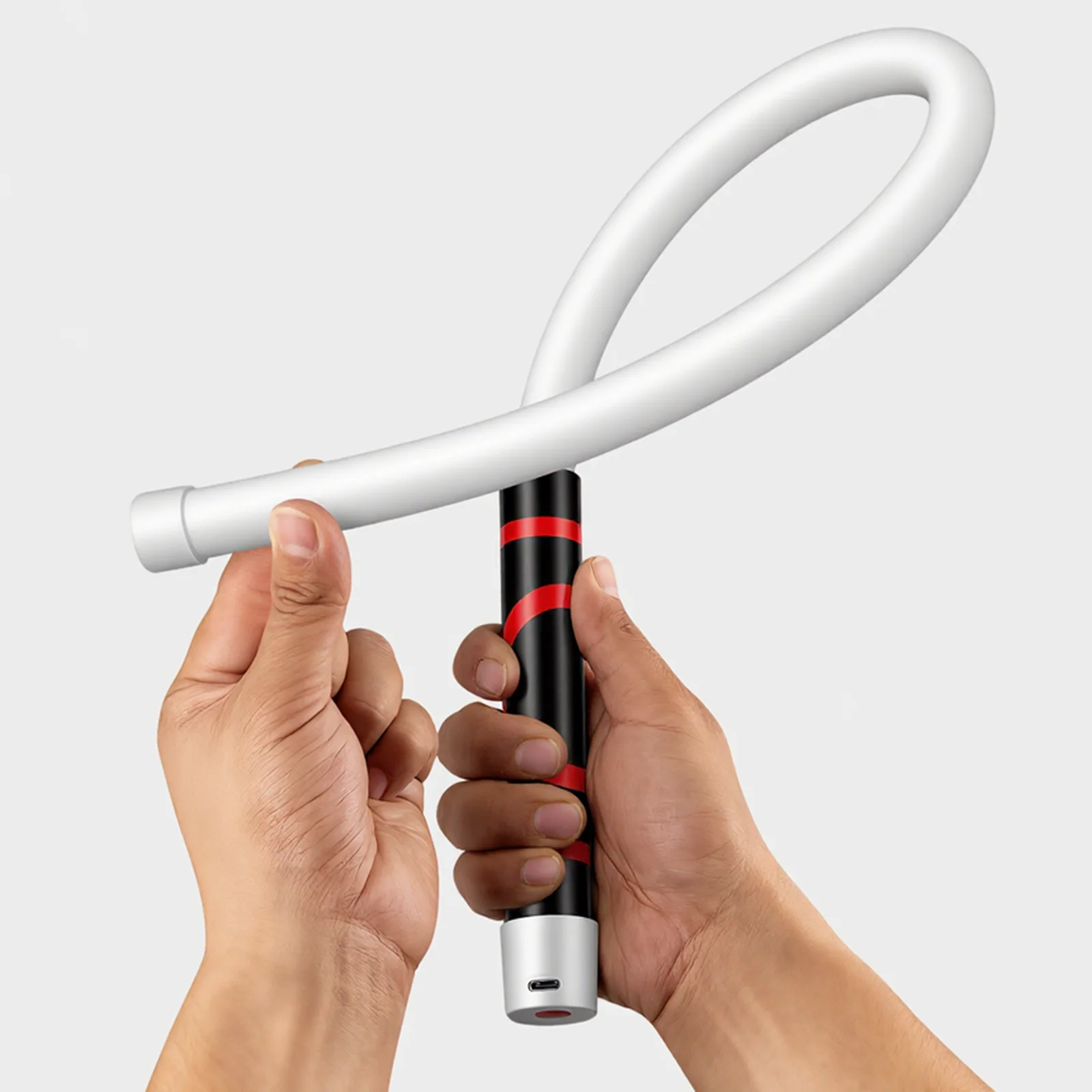 27 Inch Bendable LED Flashlight Flexible Silicone Tube Light Rechargeable Work Lamp For Car Engine Repair And Workshop