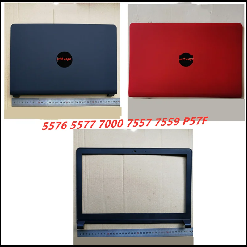 

New Laptop LCD Back Cover Case LCD Front Frame For Dell 5576 5577 7000 7557 7559 P57F