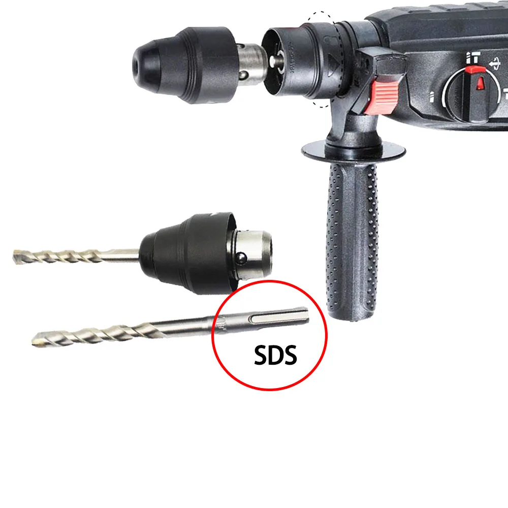 Fast Bit Replacement Electric Hammer Chuck Carbon Steel Construction Compact Design Lightweight Structure For GBH2-26DFR