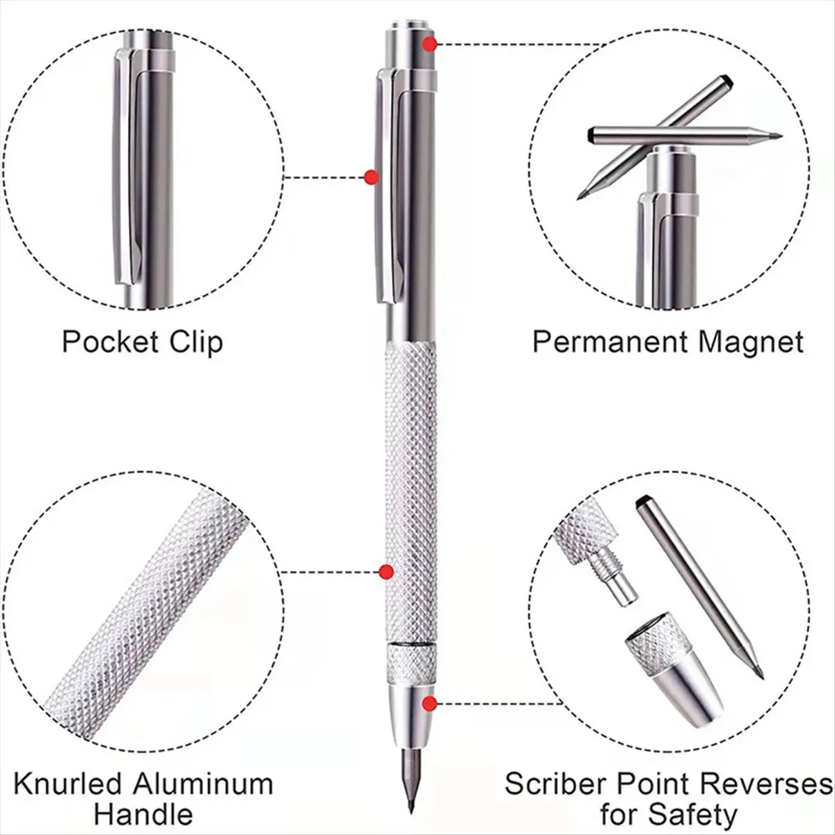 HITL  Scribing Pen Tip Engraving Pen Nib Stylus Pen for Glass Ceramic Metal Marking